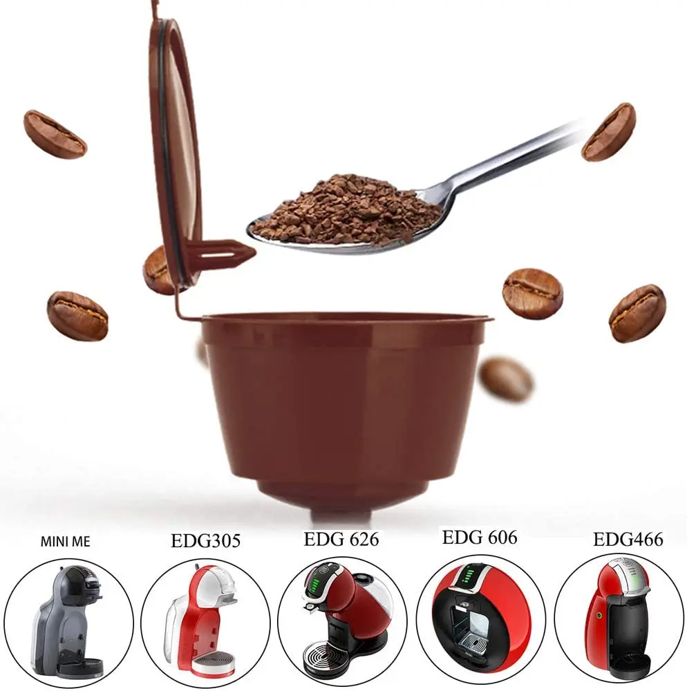 3 шт. многоразовые кофейные капсулы для всех моделей Nescafe Dolce Gusto фильтры корзины