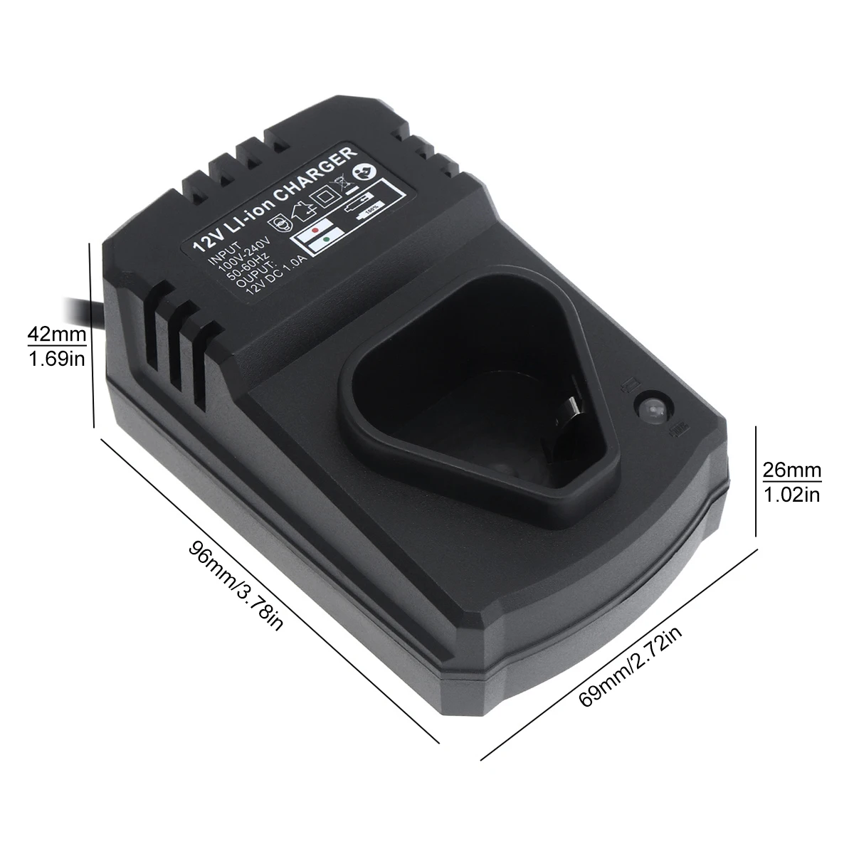 Charger Adapter Battery Charger Battery Charger Adapter 12V / 16.8V DC US/EU Portable Li-ion Rechargeable Charger Support 110-220V Power Source for Lithium Drill / Electrical Wrench