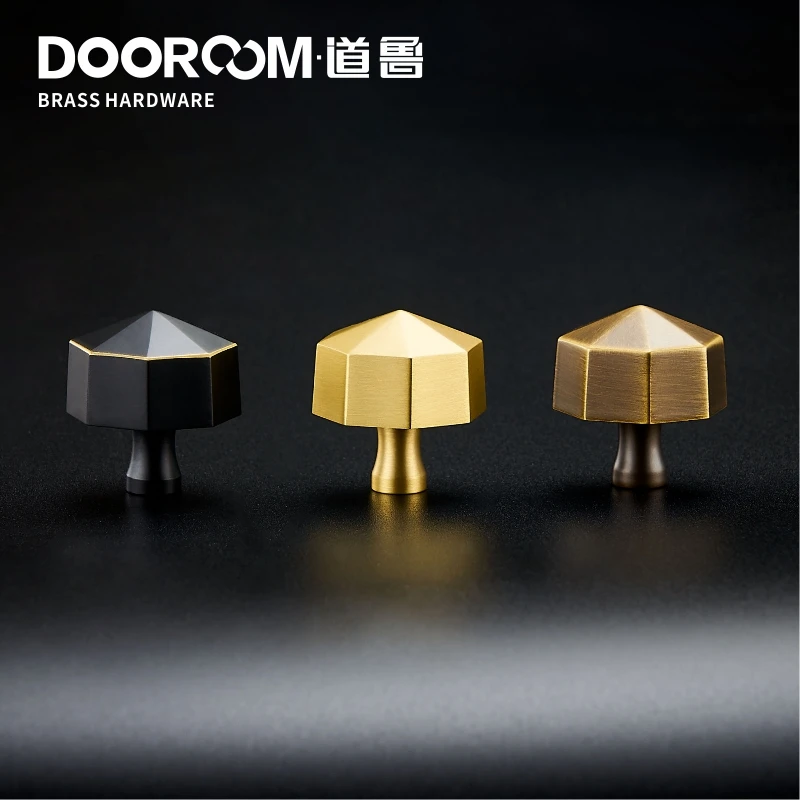 Ручки для мебели Dooroom из латуни скандинавские простые американские