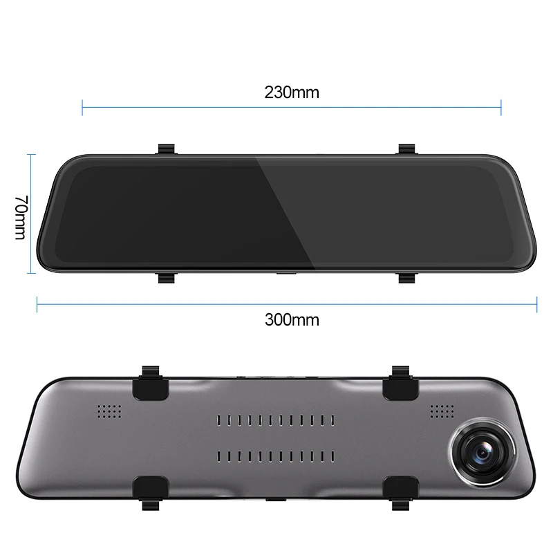 Видеорегистратор UNCOM умное зеркало заднего вида с Полноразмерным экраном 12