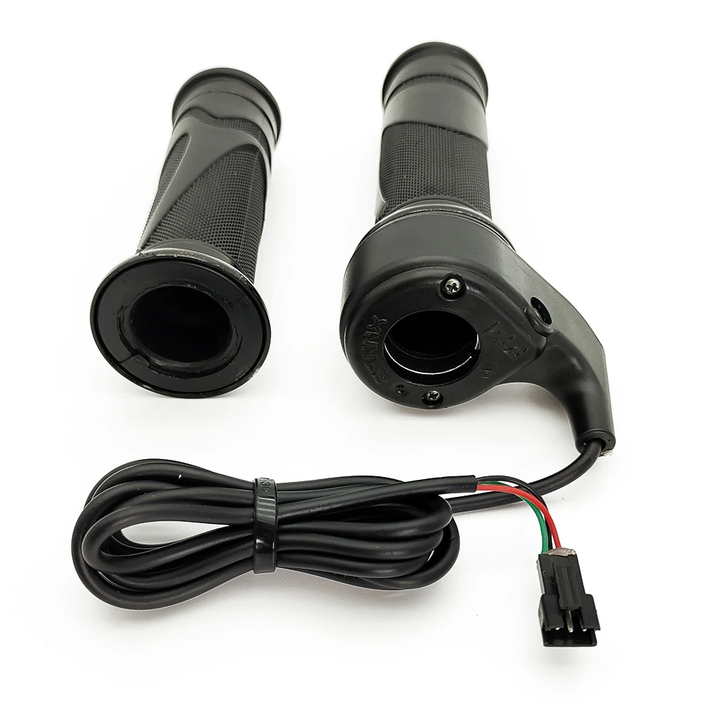 ConhisMotor 24V 36V 48V 60V 72V Universal Ebike Full Bar Twist Bike Throttle For Electric 3 Wire Speed Electric Bicycle Parts