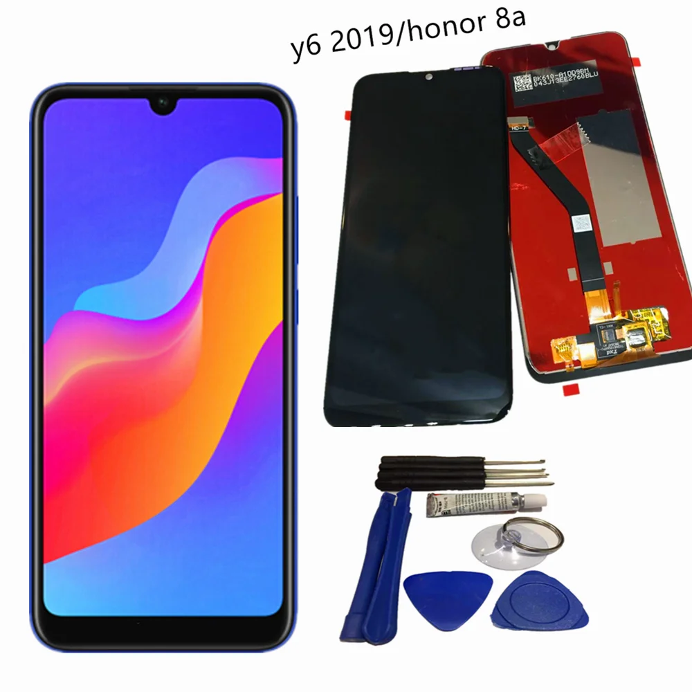 Оригинальный ЖК-дисплей для HUAWEI Honor 8a/y6 2019 с сенсорным экраном и дигитайзером в