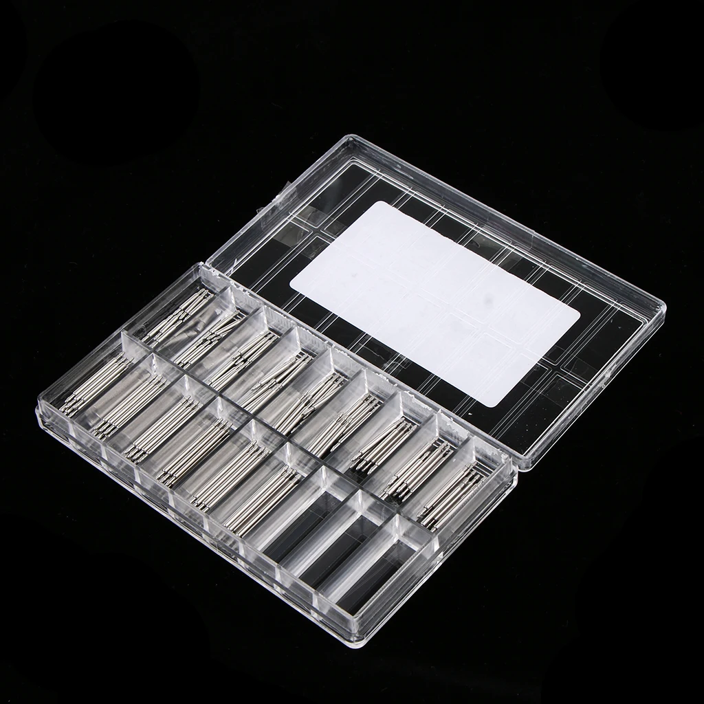 150Pcs Stainless Steel Watch Band Spring Bars Strap Link Pins Tool 10mm-24mm