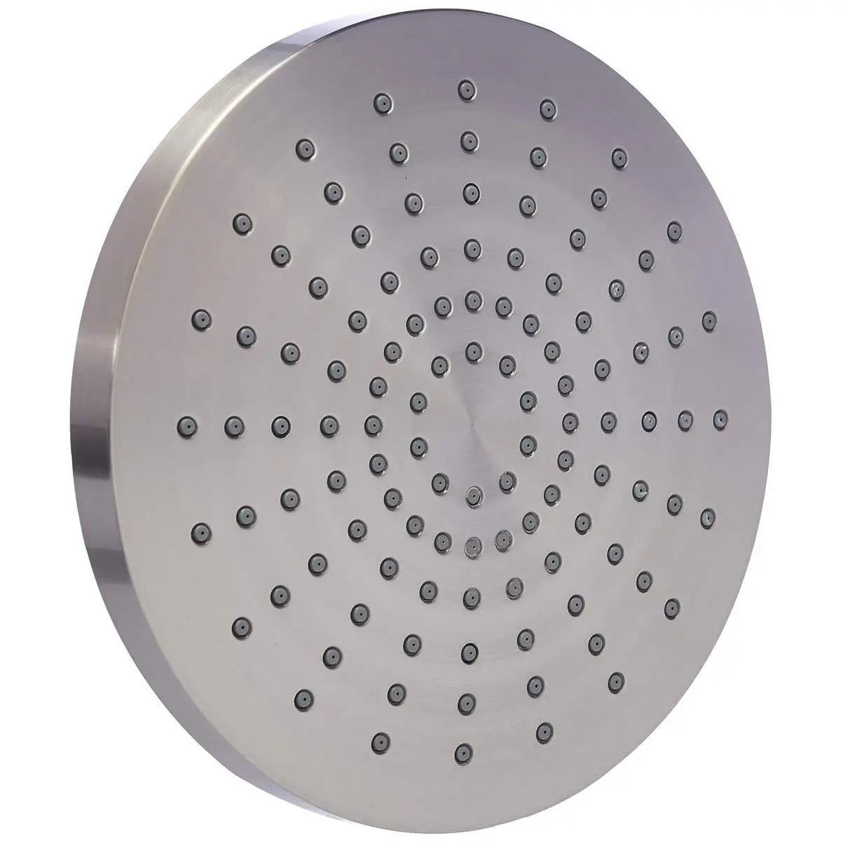 

ABS Double-Sided Satin Nickel/Bn Faux Stainless Steel Circle Top Shower Head OEM Nozzle