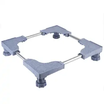 

Gray Four-Legged Washing Machine Floor Stand Adjustable Base Bracket for Refrigerator