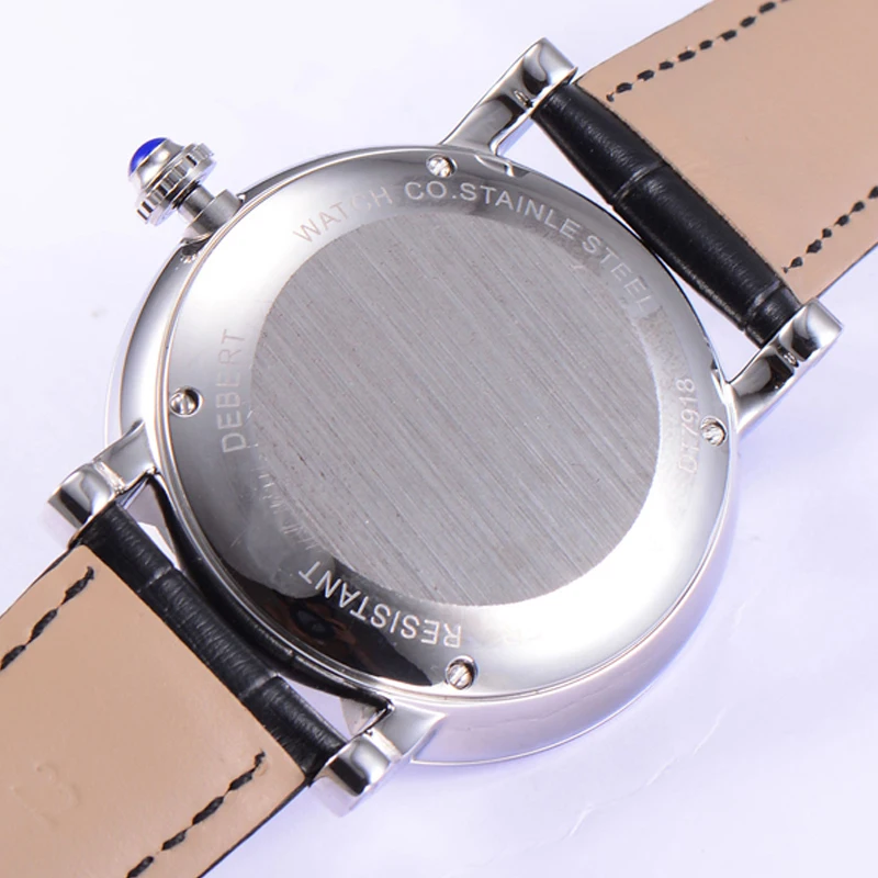 Мужские механические часы с кожаным ремешком 42 мм|Механические часы| |