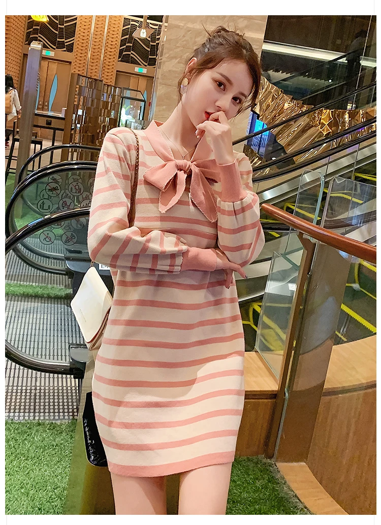 510# осень зима Корейская мода для беременных кормящих свитер рубашки Милая одежда для кормления для беременных женщин платье для беременных