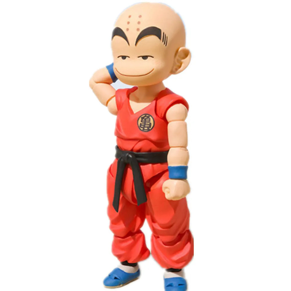 Dragon Ball Z Kuririn ПВХ фигурка подвижные игрушки аниме Dragon Ball Супер Krillin фигурка Коллекционная модель игрушки 100 мм
