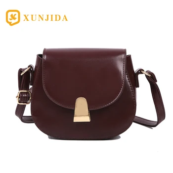 

XUNJIDA Luxury Crossbody Bags for Women Messenger Bag PU Leather Handbags Shoulder Bag Metal Button Bolsa Feminina Baguette Bags