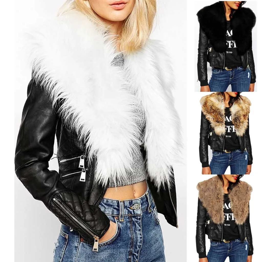 Manteau femme hiver зимнее женское пальто размера плюс с длинным рукавом и меховым воротником на молнии с карманами из искусственного меха куртка fourrure