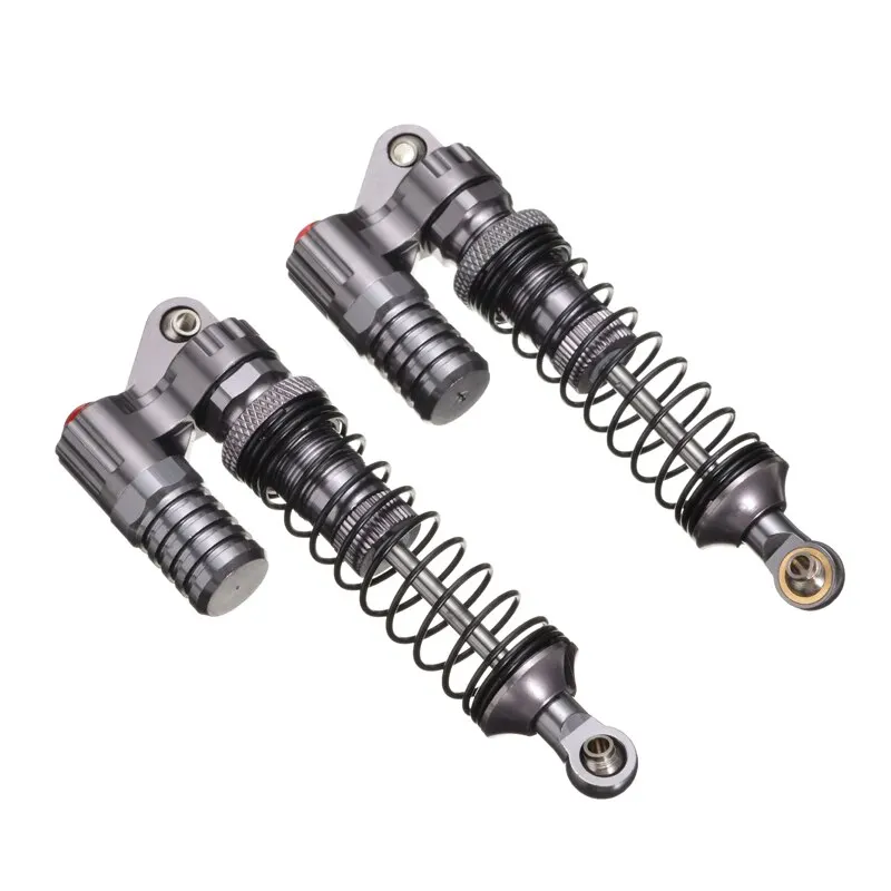 4pcs 90mm Metal Aluminum Shock Absorber Damper For 1/8 1/10 SCX10 90046 KM2 RC Crawler Car Accessories