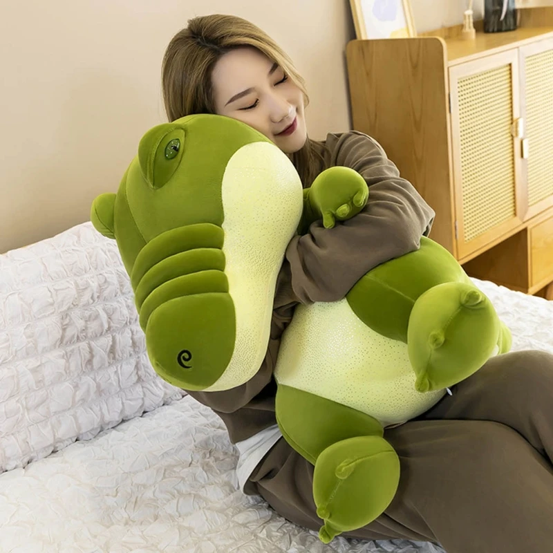 066B 14’’ Stuffed Crocodile Soft Baby Toy Plush Figure Animal Toy for Mood Appease
