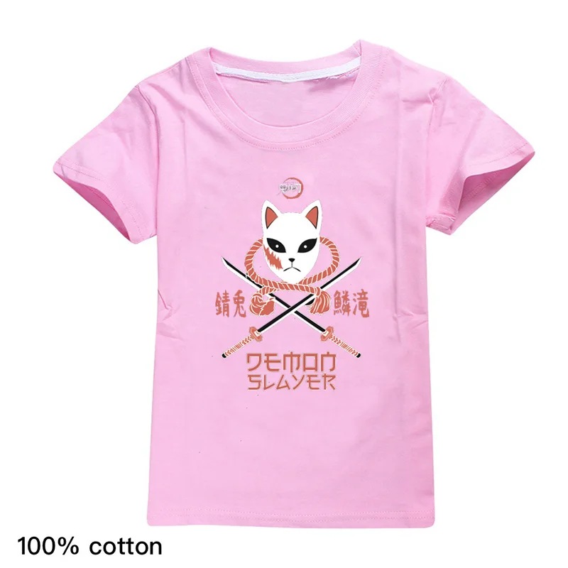 Kawaii брелок с изысканным лезвием Harajuku рубашка топы для девочек Nezuko Kimetsu No Yaiba