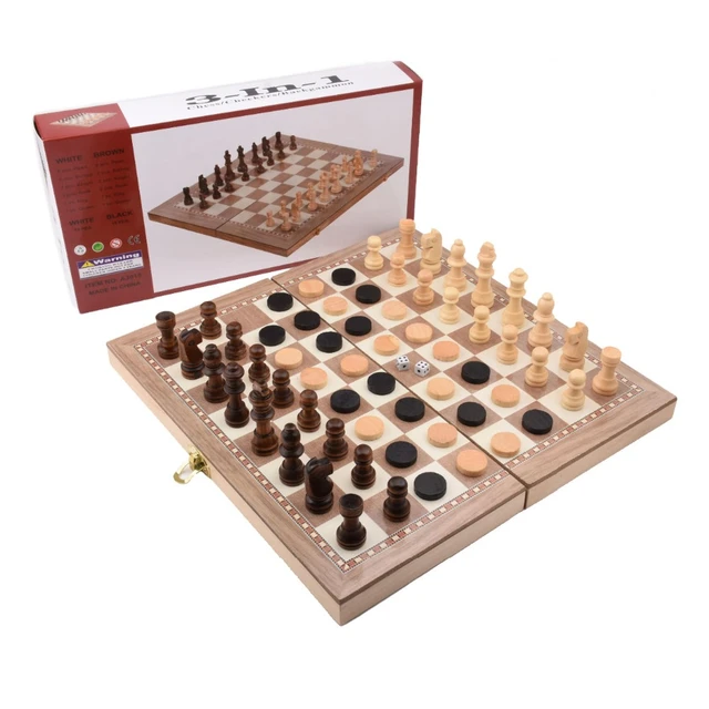 Wooden chess 3/1