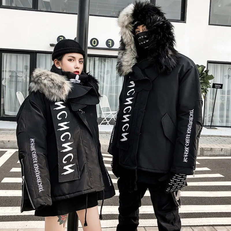 

Autumn & Winter New Style Fashion Korean-style Thick Workwear Couple Clothes Cotton Coat Men And Women Students Loose-Fit Cotton