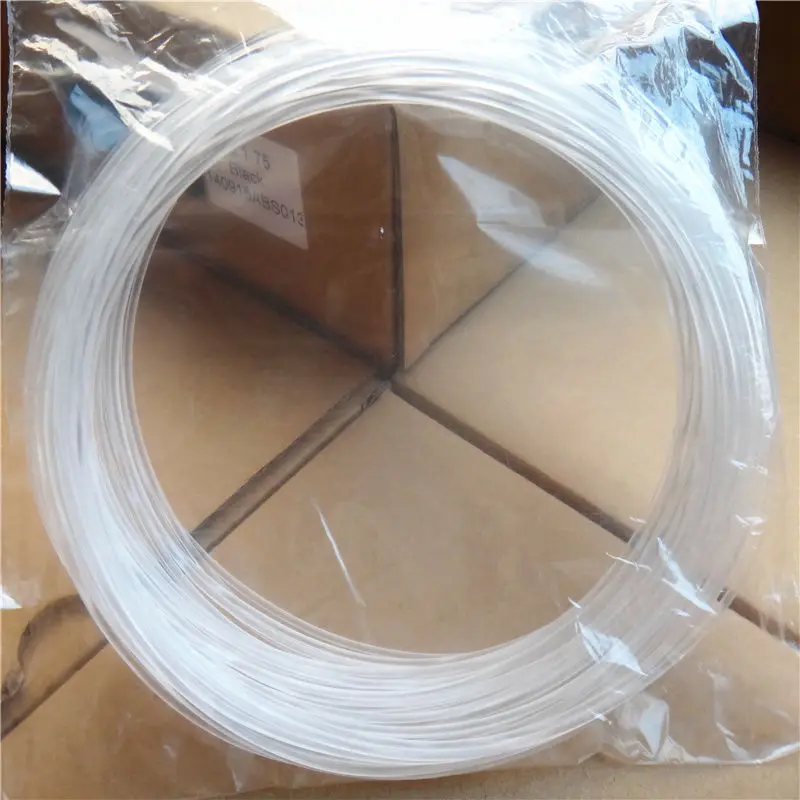 Transparent color Лидер продаж нить для 3d принтера 1 кг/1,75 фунт мм 3 мм ABS PLA PETG дерево TPU MakerBot RepRap высокое качество Удобный милый популярный - Цвет: Transparent color