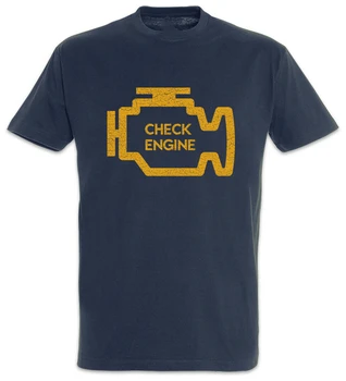 

Check Engine T-Shirt Rennfahrer Petrol Head Fun Auto Liebe Racer Driver Car Printed Tee Shirt