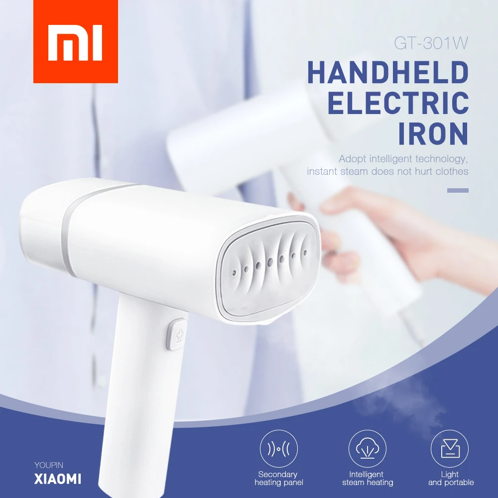

Xiaomi Mijia Handheld Steam Iron Smart Steam Heating Machine Electric Iron Hand-Held Clothes Ironing Machine