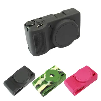 

New Soft Camera Silicone Case Rubber Body Cover bag Skin Tempered Glass Protective Film For Ricoh GRIII GR3 GR III