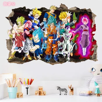 

Wall Decal Super Saiyan Goku Vinyl Wall Decal - Dragon Ball , Wall Art, Sticker for kids room decoration Wall Sticker du zhi mu