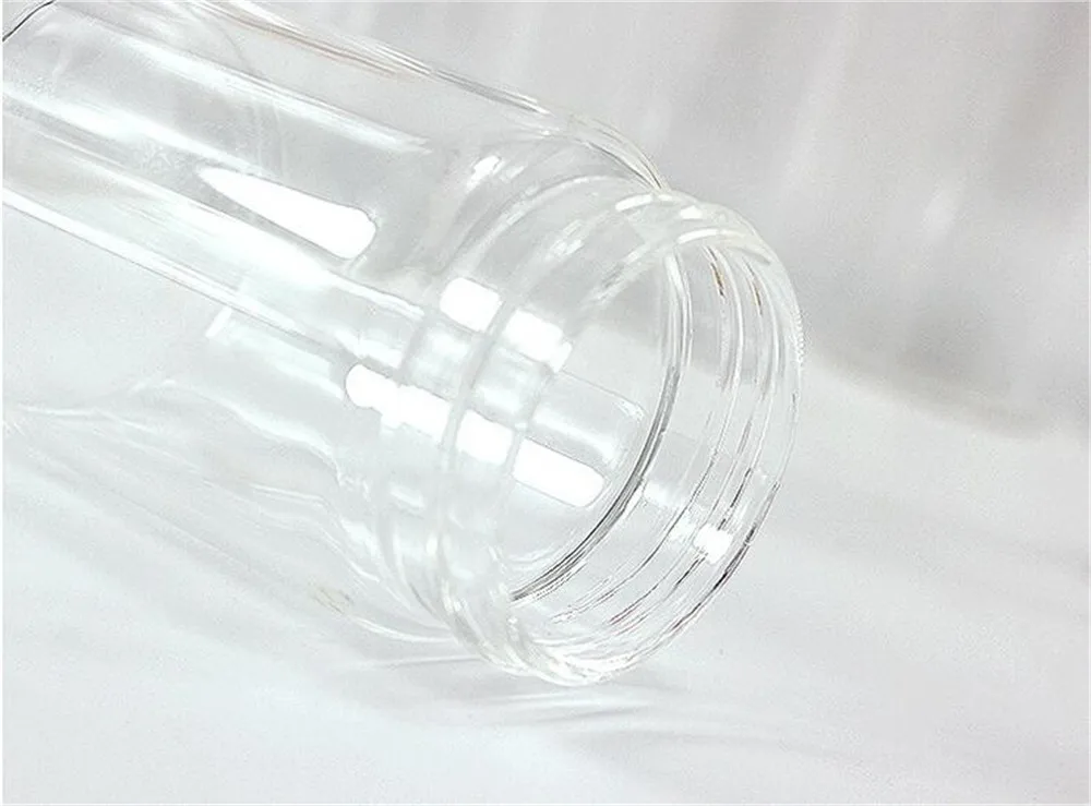 12PCSlot 47mm Diameter Transparent Glass Bottles Silver Screw Cap Cute Jar Vials DIY Craft Container 50ml60ml80ml100ml130ml (15)