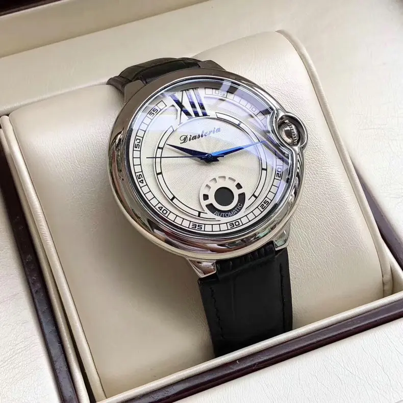 Diasteria класса люкс Tourbillon механические часы Водонепроницаемость 50 м модная