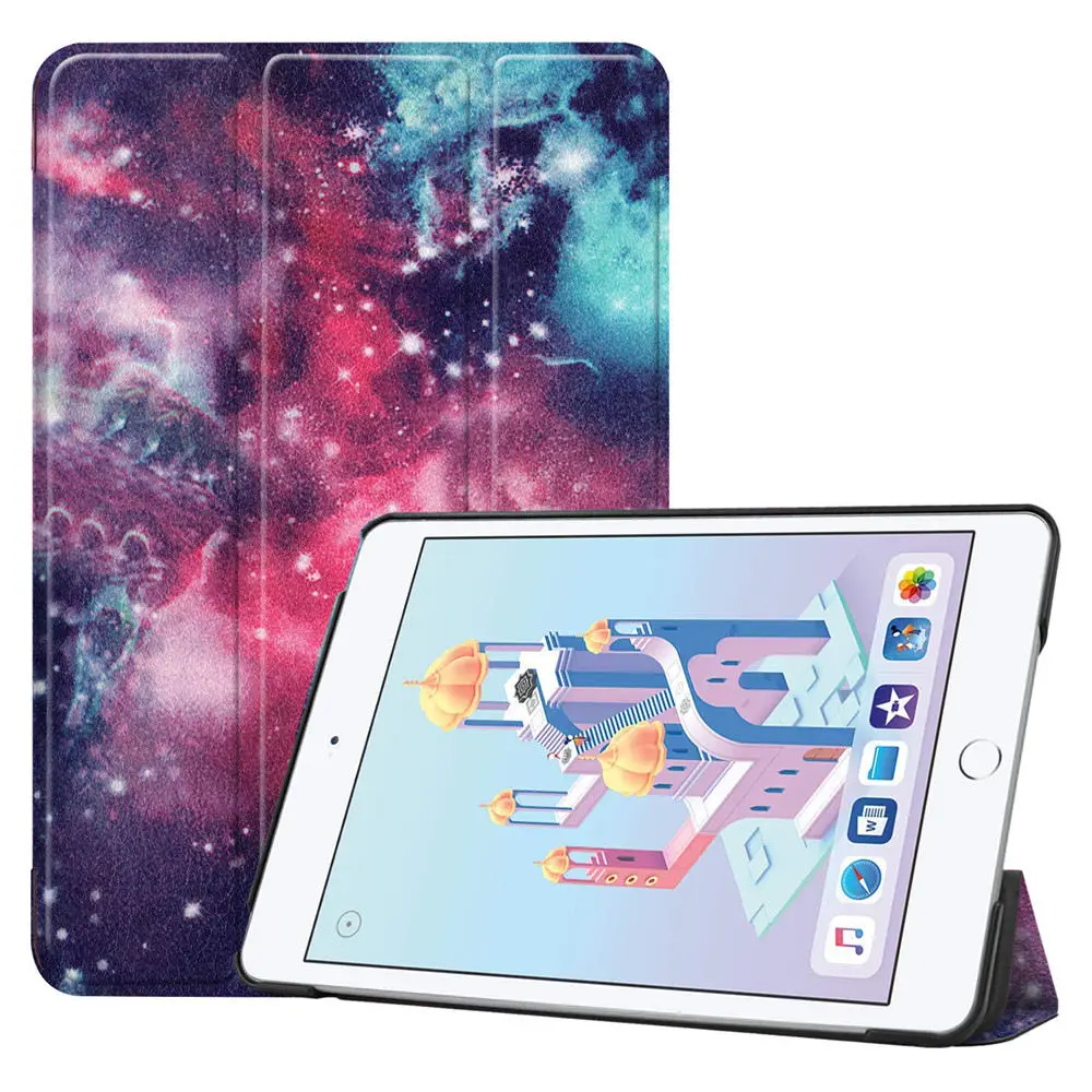 

Essidi Ultra Thin Case For ipad mini 5 Auto Wake Sleep Tablet Case Cover For ipad mini 5th Gen 2019 Protective Shell Printing
