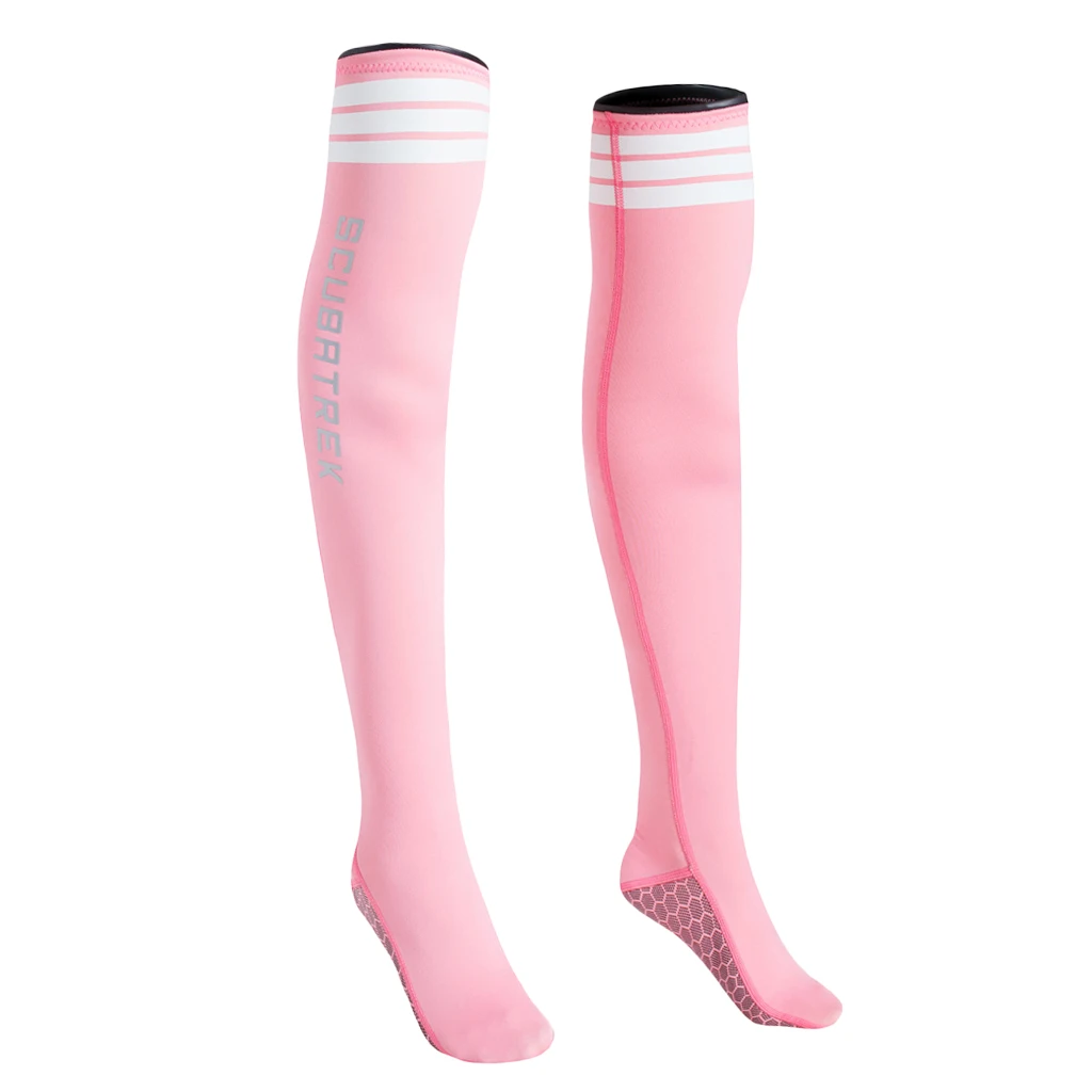 1.5mm Neoprene Women Diving Long Socks Water Sport Scuba Swim Snorkeling Surfing Wetsuit Booties Beach Dive Stocking Fin Sock