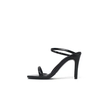 

2020 Summer women sandals ankle strap high heel shoes for women sexy peep toe high heels sandals party wedding shoes woman