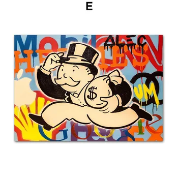 Alec Monopolis Graffiti Artworks Printed on Canvas 5