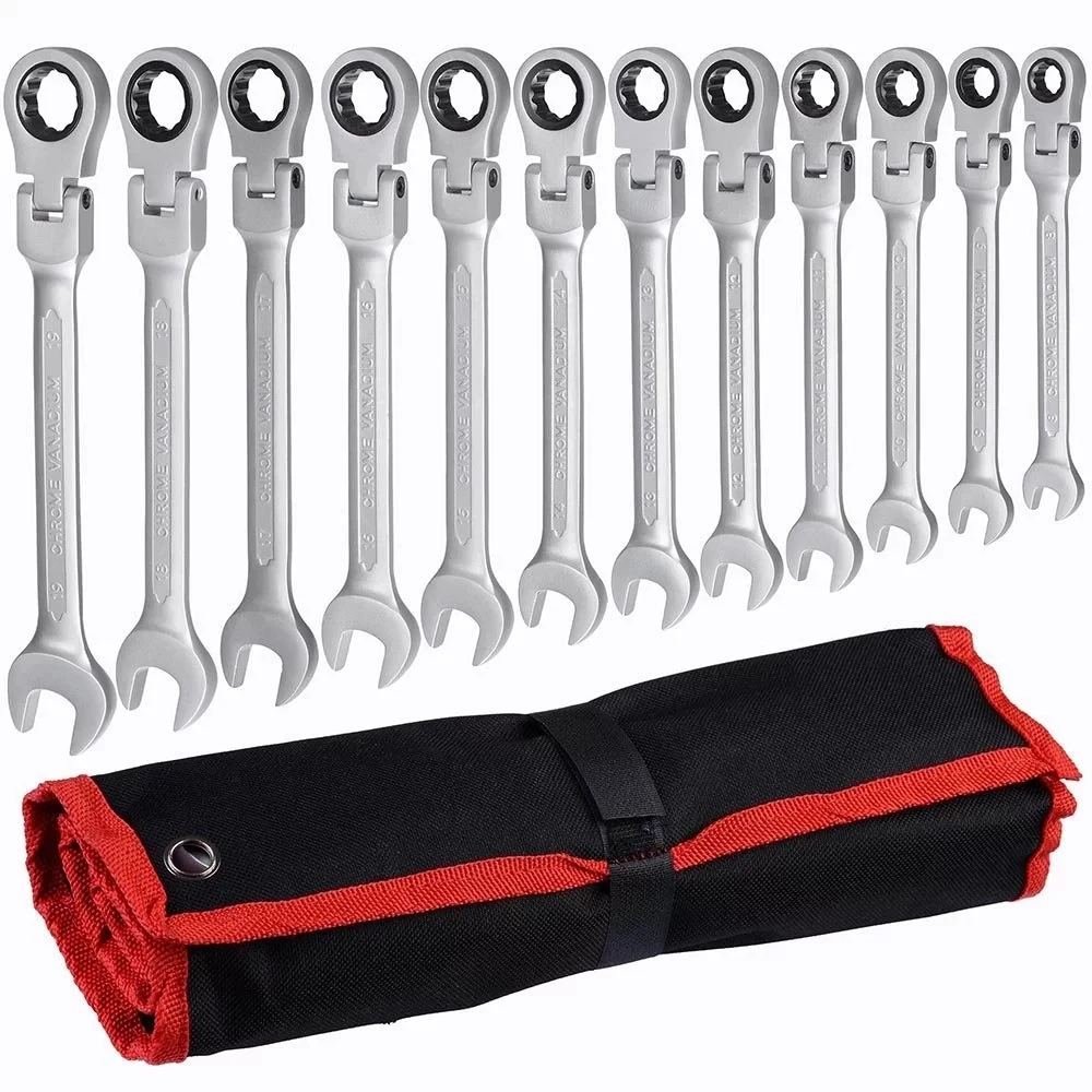 Chrome Vanadium Steel Wrench Car Repair Kit Key Set Tool Set Ratchet Wrench Set Hand Tool Set Car Wrench Set Key Set