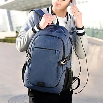 

Men Laptop Backpack Multifunction USB Port Business Casual Large Capacity Travel Student Shoulder Bag for teenager mochilas