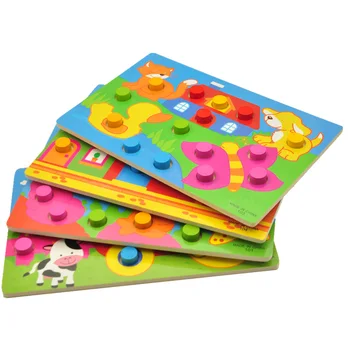 

Wooden Toys Tangram/Jigsaw Board Cartoon Puzzle Jigsaw Kids Early Learning educational Toys for children