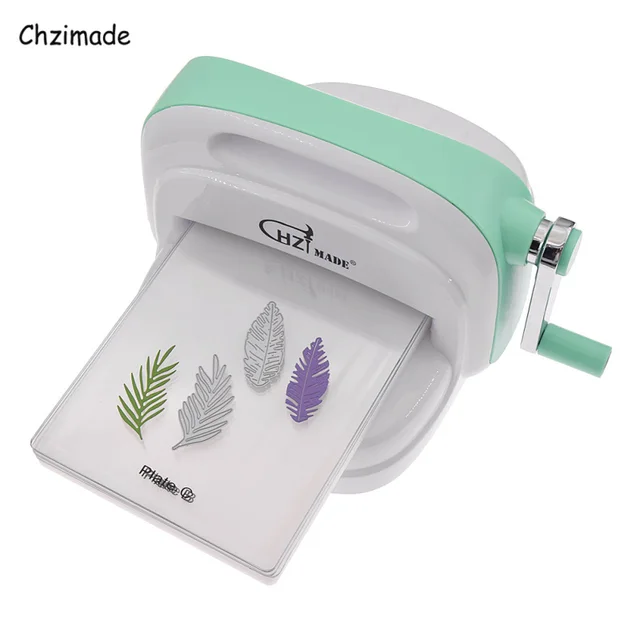 Chzimade Die Cutting Embossing Machine Scrapbooking Die Cut Paper Card Leather Fabric Making Cutter Machine Diy Home Decoration 2