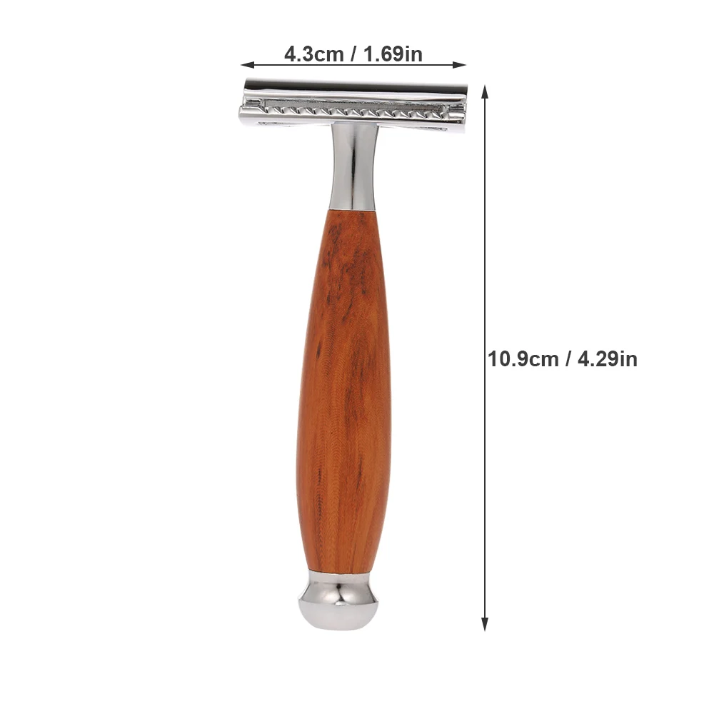 

Shaving Razor Safety Razor Double Edge Beard Razor Manual Beard / Mustache Removal Shaving Tool Zinc Alloy