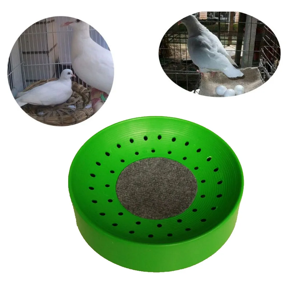 WPigeon поставляет пластиковое деувлажнение разведение яйцо птицы бассейна Хрустальная чаша коврик Сладкая комната удобное гнездо