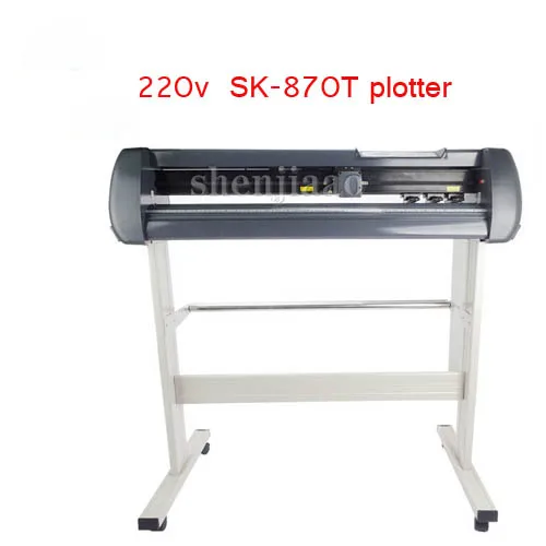 220v SK-870T виниловый режущий плоттер ширина реза 780 мм виниловый плоттер режущий плоттер Usb 110 В 220 В 1 шт - Цвет: 220v