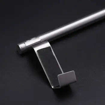 

Over Door Towel Rack Bar Hanging Holder Bathroom Kitchen Hotel Cabinet Shelf Rail Stainless Steel D08F