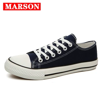 

Men Canvas Shoes Summer Autumn Breathable Fashion Solid Color Unisex Low High Upper Vulcanized Shoes Lace-up Casual Men Sneakers