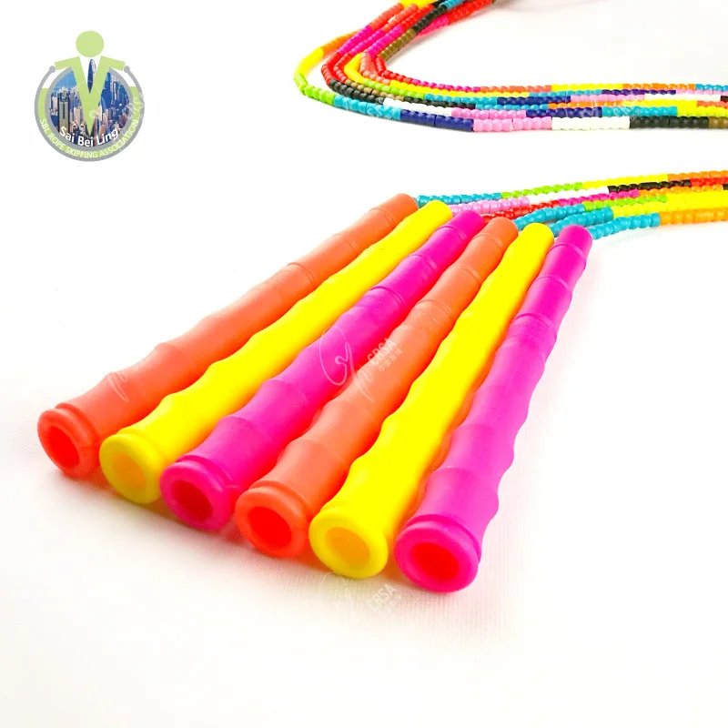 

Personal 2.7 M Colorful Pattern Lanyard Adult Bamboo Joint Beads Jump Rope Children Lanyard Sbl-3