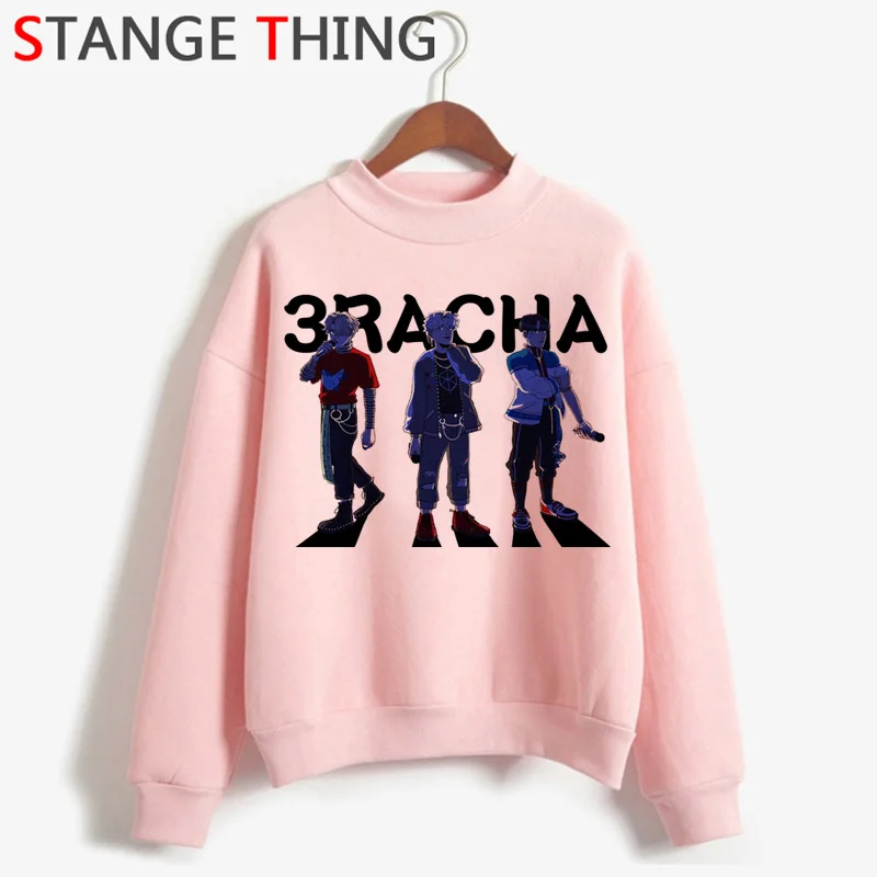 Stray Kids Miroh Harajuku Funny Cartoon Hoodies Women Turtleneck Kawaii Print I Am Who Sweatshirts Graphic Fashion Hoody Female