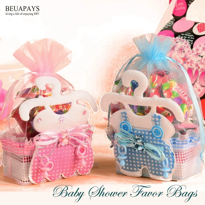 pink baby shower gift bags