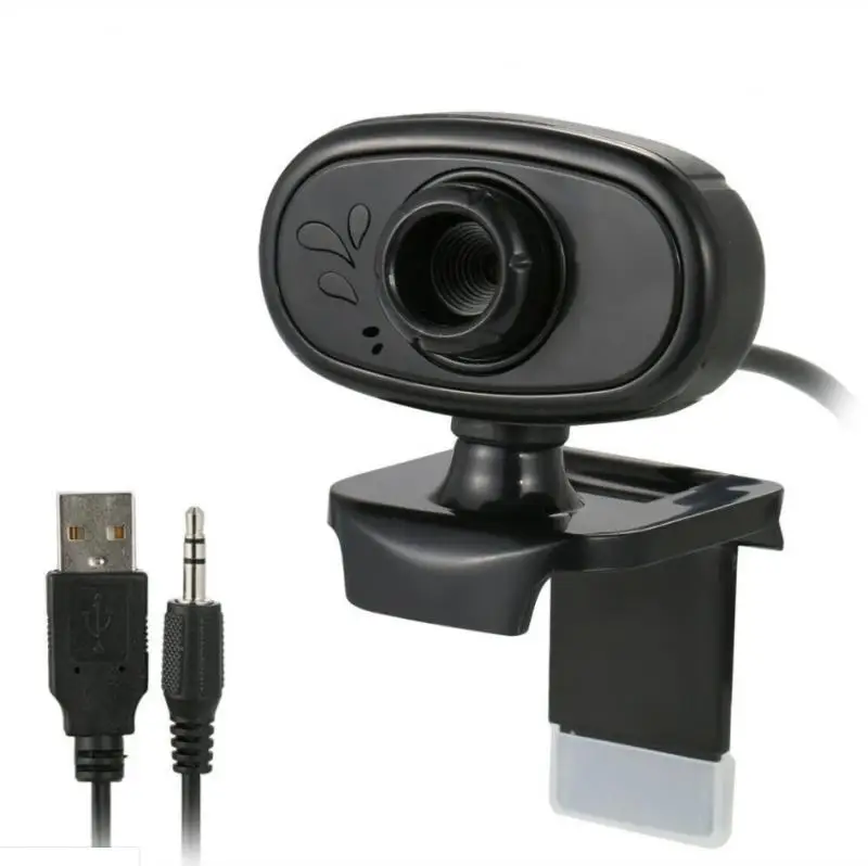 Новая HD веб камера Высокое качество 360 градусов USB 480P цифровая с микрофоном для