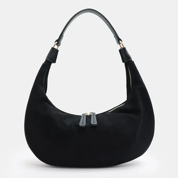 

Half Moon Shape Saddle Bag for Women 2020 New Fashion One-Shoulder Armpit Bag Ladies Fashionable Purses and Handbags Sac Luxe gg