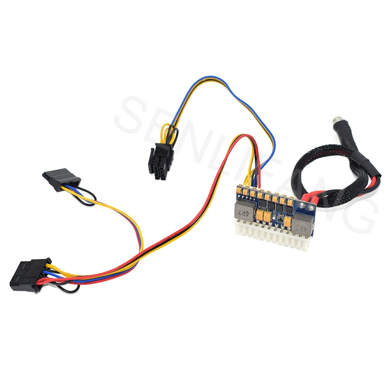 para Dc-dc Atx Mini Itx Fonte de Alimentação pc Computador Itx Sata Ide Cpu 4p Mais 4p 24pin dc Atx Psu Dc-atx 12v Entrada 250w Saída Interruptor - Imagem 4