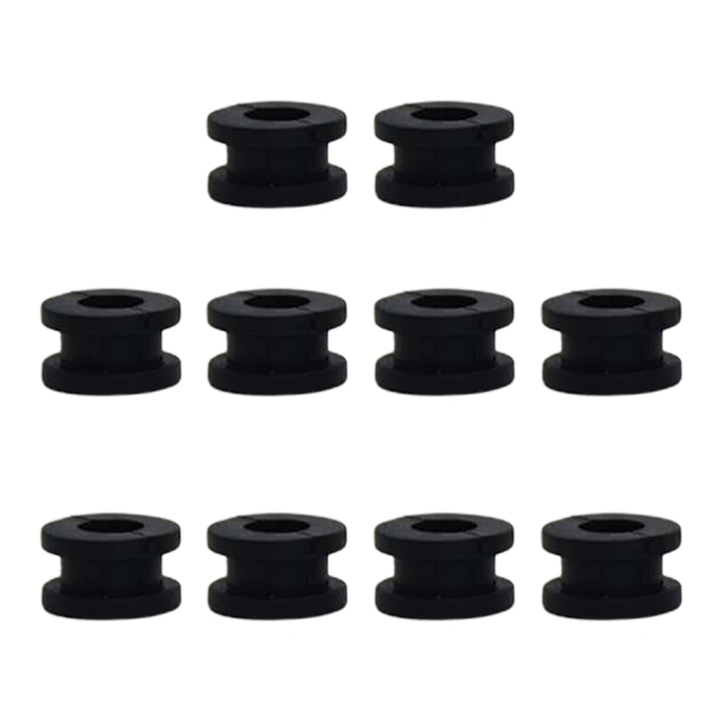 10 Pieces Rubber Grommets Motorcycle Fairings For  CBR 954 929 600 1000