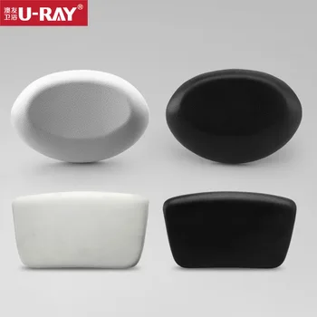 

Bubble Bath Silicone Bathtub Pillow Waterproof Accessories with Suction Neck Elastic Massage Back Pillow Bathroom Set