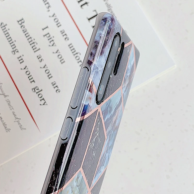 ETUI huawei P30 Lite чехол геометрический мраморный чехол для телефона na для huawei P20 Lite P 20 P30 Pro p 30 lite Fundas Мягкий силиконовый чехол