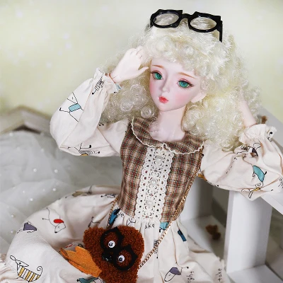 BJD 1/3ドール フルセット 本体 60cm 球体関節人形 眼球 洋服 妖精 夢