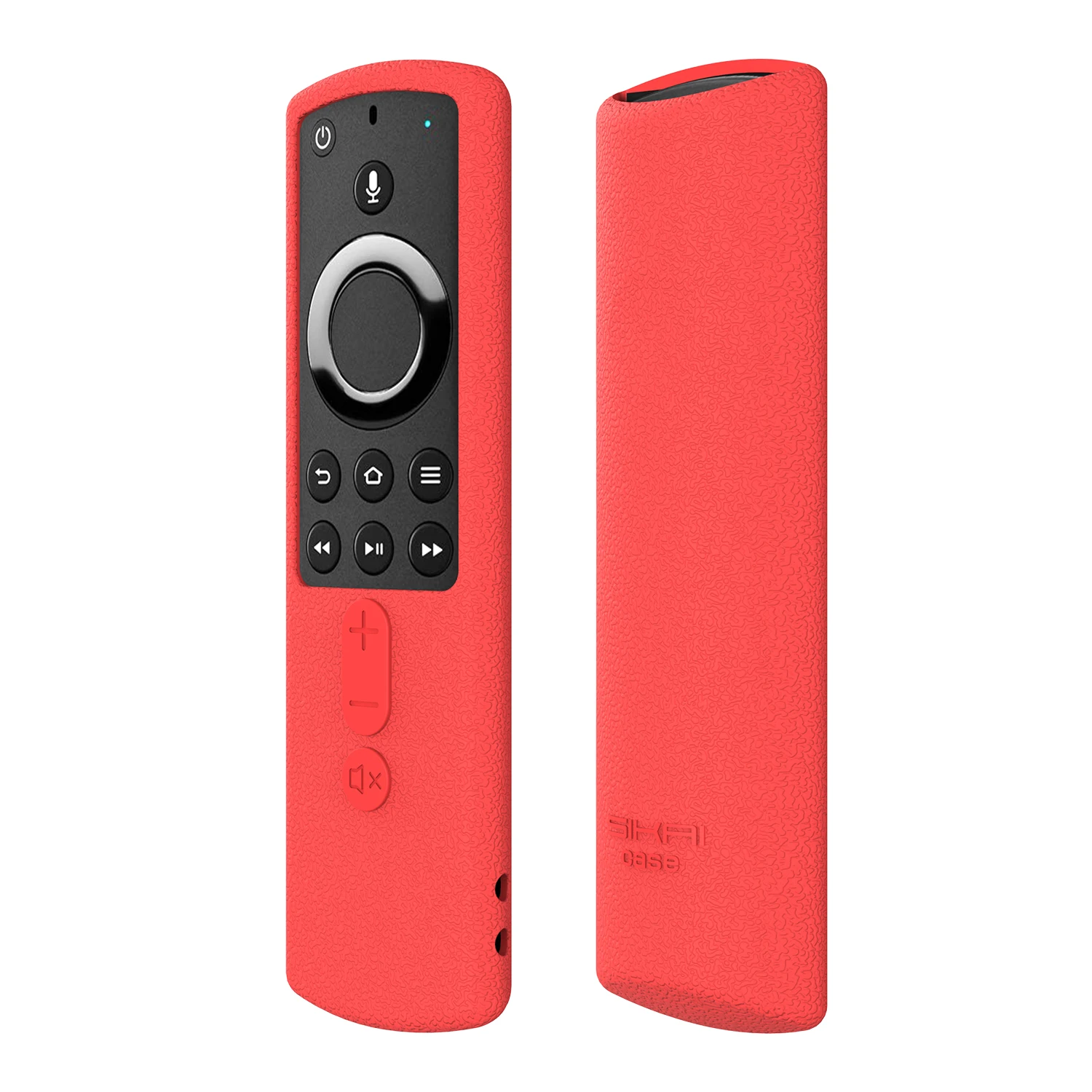 SIKAI мягкий силиконовый защитный чехол для Fire tv Stick 4K shockproff мягкие прочные противоскользящие аксессуары для amazon - Цвет: Red